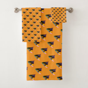 Blue Dog Kisses Bath Towel Set