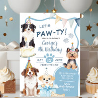 Blue Dog let's Pawty Birthday