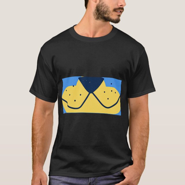 Blue Dog Mask T-Shirt (Front)