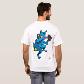 Blue dog padel player T-Shirt