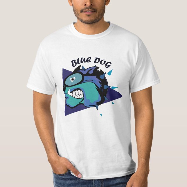 Blue Dog T-shirt (Front)