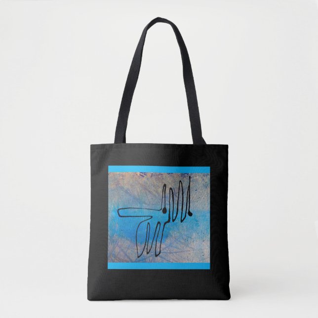 Blue Dog. Tote Bag (Front)