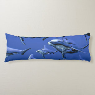 Blue Dolphin Body Cushion