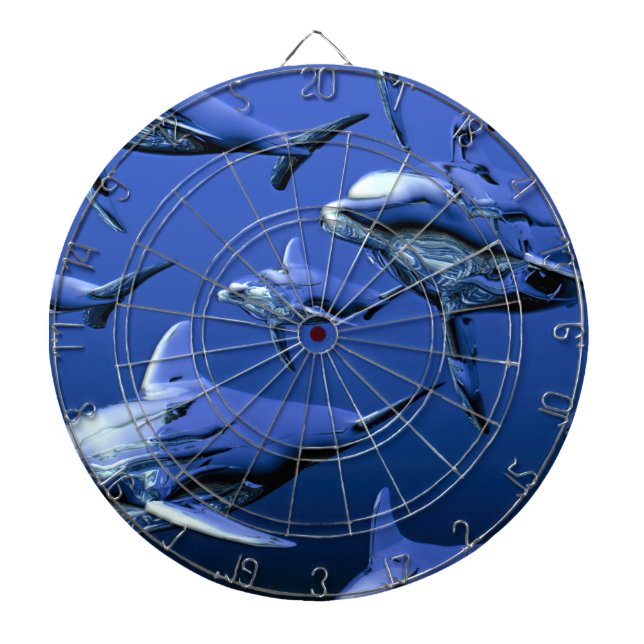 Blue Dolphin Dartboard (Front)