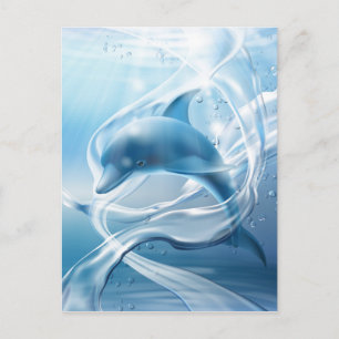 Blue Dolphin postcard