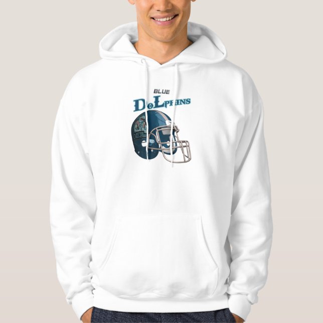 Blue Dolphins Hoodie (Front)