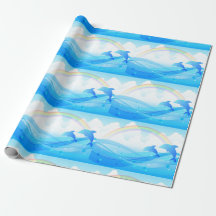 Blue Dolphins Jumping