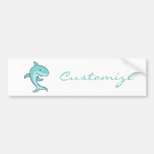 Blue Dolphins Leaping Thunder_Cove Bumper Sticker