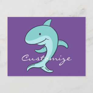 Blue Dolphins Leaping Thunder_Cove Postcard