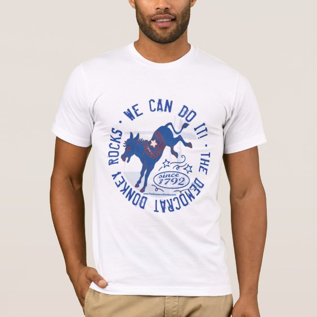 Blue Donkey Kicking Shirt  (Front)
