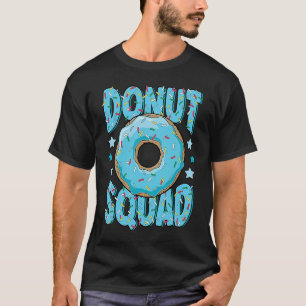 Blue Donut Squad Sprinkles Donut  Matching Donut P T-Shirt