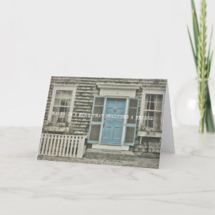 BLUE DOOR Greeting Card