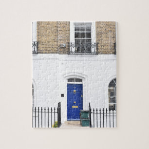 Blue Door Islington London UK Architecture Jigsaw Puzzle