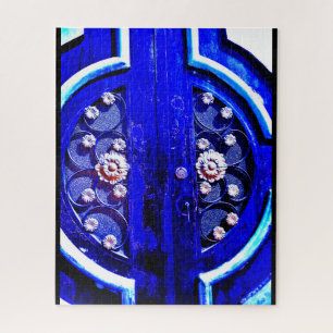 Blue Door Jigsaw Puzzle