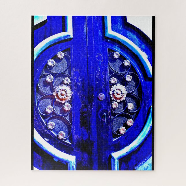 Blue Door Jigsaw Puzzle (Vertical)