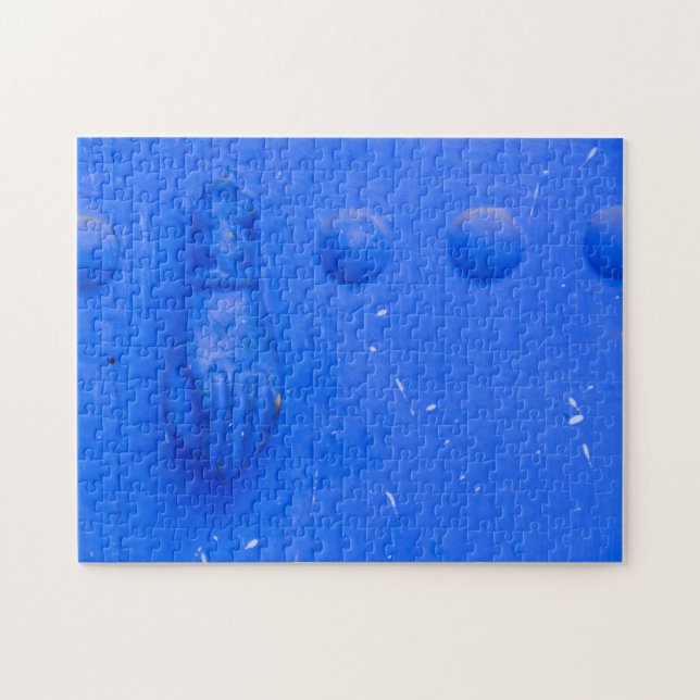 Blue Door Knocker Jigsaw Puzzle (Horizontal)