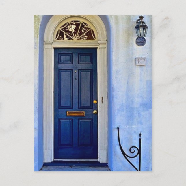 Blue Door Postcard (Front)