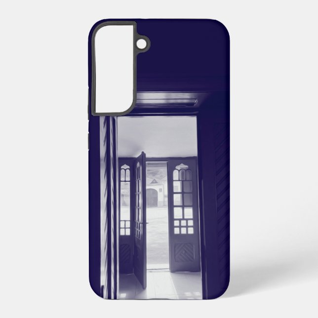 Blue doors samsung galaxy s22+ case (Back)
