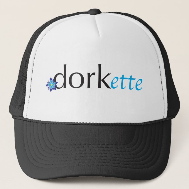 Blue Dorkette Trucker Hat (Front)