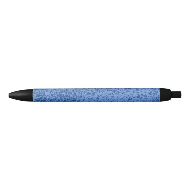 Blue Dot Chaos Black Ink Pen (Front)