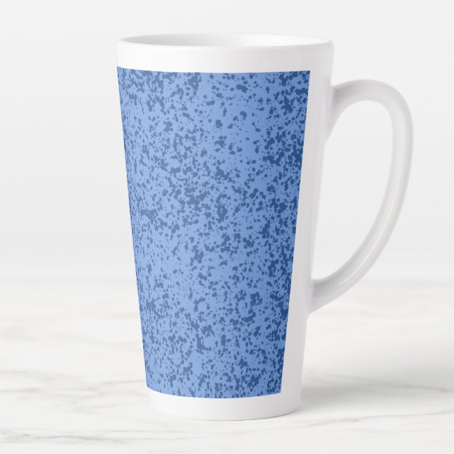 Blue Dot Chaos Latte Mug (Right)