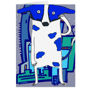 Blue Dot Dog Invades Earth