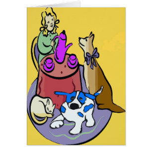 Blue Dot Dog, Tea Time