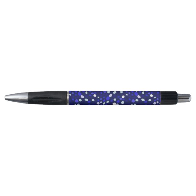 Blue Dots Multi Coloured Fun Geometric Design (Front)