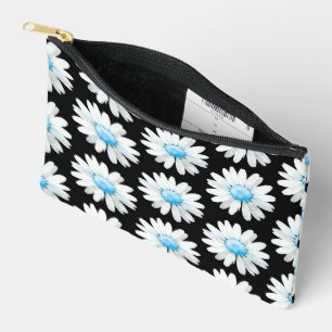 Blue Dotted Daisy's Accessory Pouch