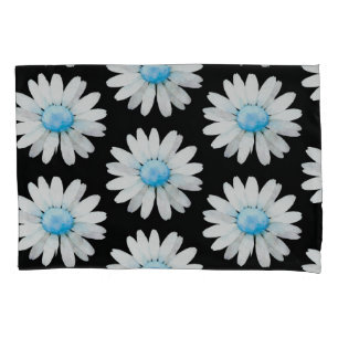 Blue Dotted Daisy's Pillowcase