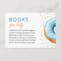  Blue Doughnut Baby Sprinkle Books for Baby
