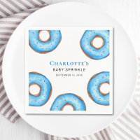 Blue Doughnut Baby Sprinkle