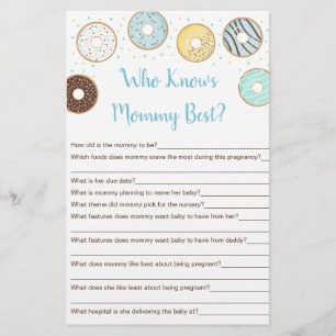 Blue Doughnut Who Knows Mummy Best Game