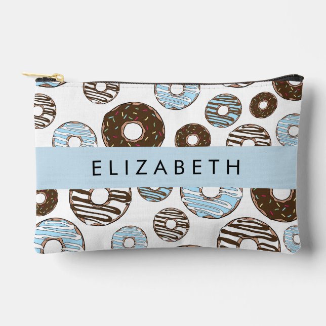 Blue Doughnuts, Brown Doughnuts, Sprinkles, Your N Accessory Pouch (Front)