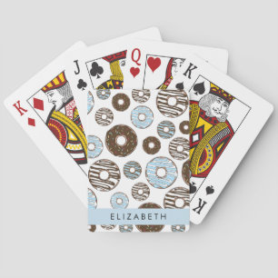 Blue Doughnuts, Brown Doughnuts, Sprinkles, Your N Playing Cards