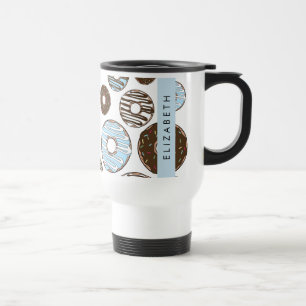 Blue Doughnuts, Brown Doughnuts, Sprinkles, Your N Travel Mug