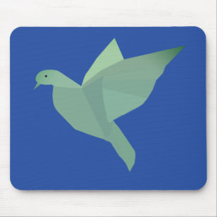 Blue Dove Bird Mousepad