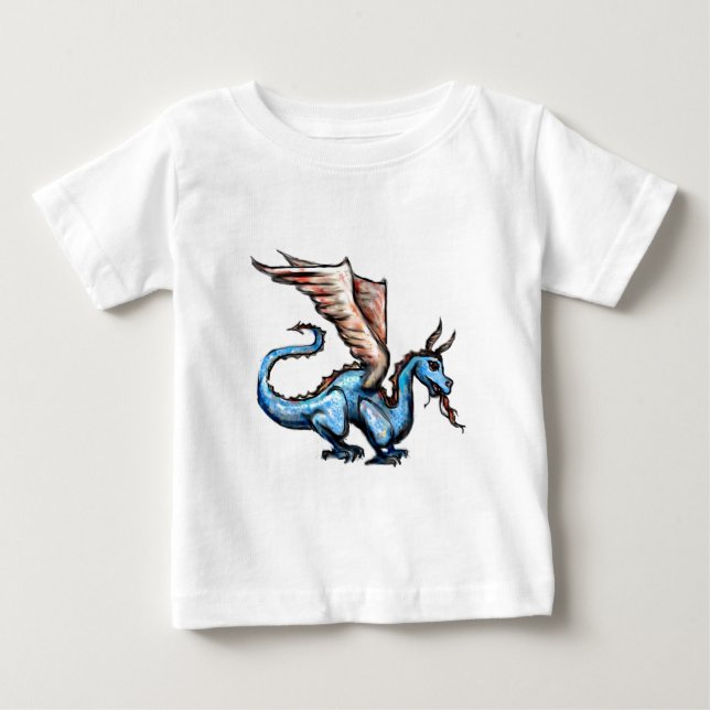 blue dragon baby T-Shirt (Front)