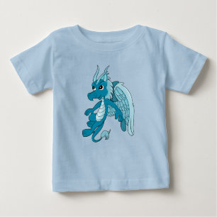 Blue Dragon Cartoon Baby T-Shirt