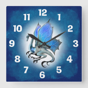 Blue Dragon Clock