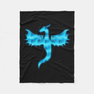 Blue Dragon Fleece Blanket