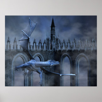 Blue Dragon Flight Poster