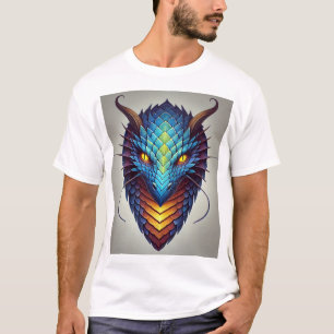 Blue Dragon Head  T-Shirt