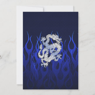 Blue Dragon in Chrome Carbon Fibre Styles