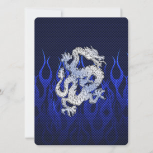 Blue Dragon in Chrome Carbon Fibre Styles