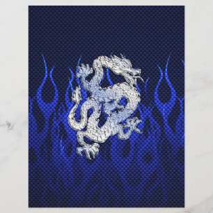 Blue Dragon in Chrome Carbon Fibre Styles Flyer