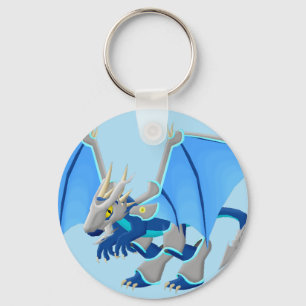 Blue Dragon Key Ring