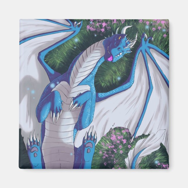 Blue Dragon Magnet (Front)