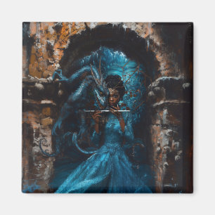 Blue Dragon Magnet