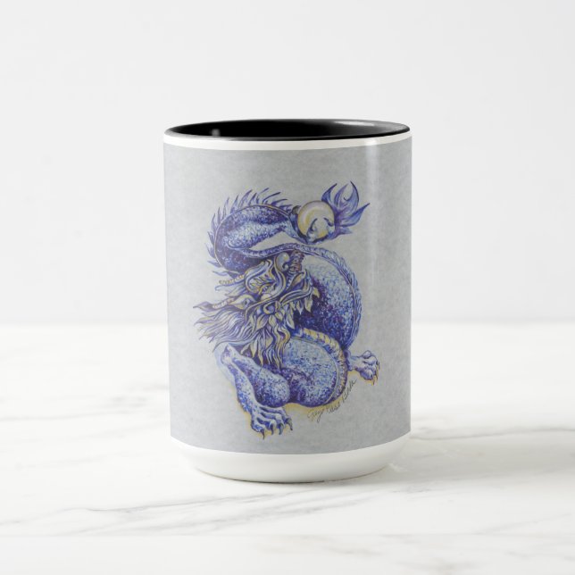 Blue Dragon Mug (Center)